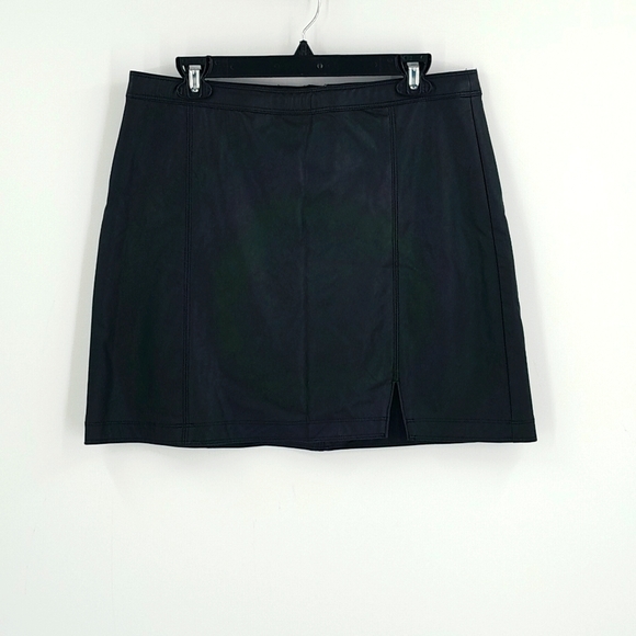 Abercrombie & Fitch Skirts Abercrombie Fitch Black Faux Leather